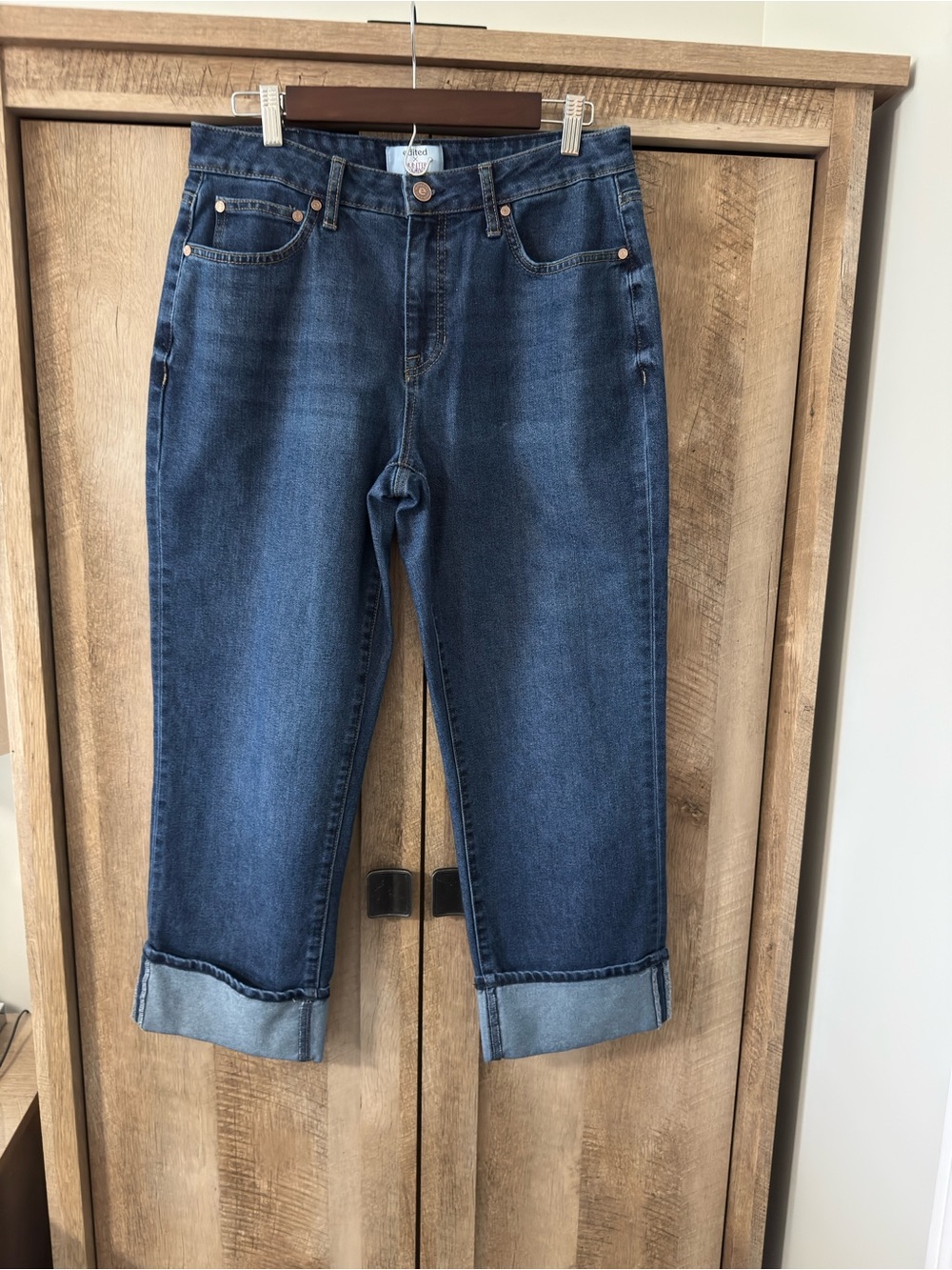 Edited by Hunter McGrady Cuffed Wide Leg Jean